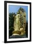 Golden Buddha in the Fortress of Suwon, UNESCO World Heritage Site, South Korea, Asia-Michael-Framed Photographic Print