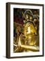 Golden Buddha in the Guandu Temple, Guandu, Taipei, Taiwan, Asia-Michael Runkel-Framed Photographic Print