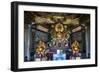 Golden Buddha in the Guandu Temple, Guandu, Taipei, Taiwan, Asia-Michael Runkel-Framed Photographic Print