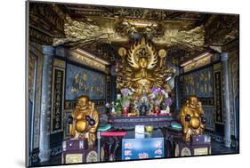 Golden Buddha in the Guandu Temple, Guandu, Taipei, Taiwan, Asia-Michael Runkel-Mounted Photographic Print
