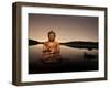 Golden Buddha Lakeside-Jan Lakey-Framed Photographic Print