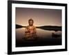 Golden Buddha Lakeside-Jan Lakey-Framed Photographic Print