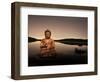 Golden Buddha Lakeside-Jan Lakey-Framed Photographic Print