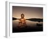 Golden Buddha Lakeside-Jan Lakey-Framed Premium Photographic Print