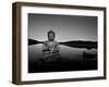 Golden Buddha Lakeside-Jan Lakey-Framed Premium Photographic Print