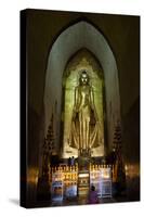 Golden Buddha Statue at Ananda Temple in Bagan, Myanmar-Harry Marx-Stretched Canvas