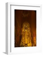 Golden Buddha Statue at Ananda Temple in Bagan, Myanmar-Harry Marx-Framed Photographic Print