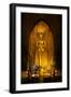 Golden Buddha Statue at Ananda Temple in Bagan, Myanmar-Harry Marx-Framed Photographic Print