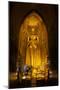 Golden Buddha Statue at Ananda Temple in Bagan, Myanmar-Harry Marx-Mounted Photographic Print