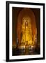 Golden Buddha Statue at Ananda Temple in Bagan, Myanmar-Harry Marx-Framed Photographic Print