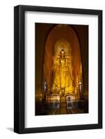 Golden Buddha Statue at Ananda Temple in Bagan, Myanmar-Harry Marx-Framed Photographic Print