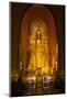 Golden Buddha Statue at Ananda Temple in Bagan, Myanmar-Harry Marx-Mounted Photographic Print