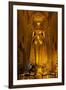 Golden Buddha Statue at Ananda Temple in Bagan, Myanmar-Harry Marx-Framed Premium Photographic Print