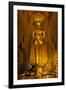 Golden Buddha Statue at Ananda Temple in Bagan, Myanmar-Harry Marx-Framed Premium Photographic Print