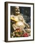 Golden Buddha Statue at Shaolin Temple, Birthplace of Kung Fu Martial Arts, Shaolin, Henan, China-Kober Christian-Framed Photographic Print