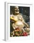 Golden Buddha Statue at Shaolin Temple, Birthplace of Kung Fu Martial Arts, Shaolin, Henan, China-Kober Christian-Framed Photographic Print