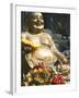 Golden Buddha Statue at Shaolin Temple, Birthplace of Kung Fu Martial Arts, Shaolin, Henan, China-Kober Christian-Framed Photographic Print