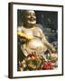 Golden Buddha Statue at Shaolin Temple, Birthplace of Kung Fu Martial Arts, Shaolin, Henan, China-Kober Christian-Framed Photographic Print