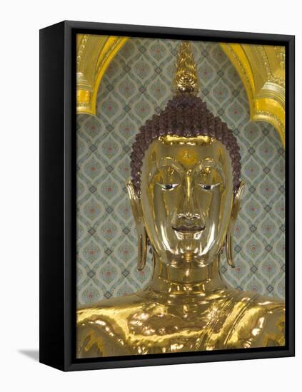 Golden Buddha Statue, Wat Tramit (Temple of the Golden Buddha), Bangkok, Thailand, Southeast Asia, -Richard Maschmeyer-Framed Stretched Canvas