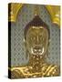 Golden Buddha Statue, Wat Tramit (Temple of the Golden Buddha), Bangkok, Thailand, Southeast Asia, -Richard Maschmeyer-Stretched Canvas