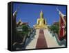 Golden Buddha Temple, Koh Samui, Thailand, Asia-Dominic Webster-Framed Stretched Canvas