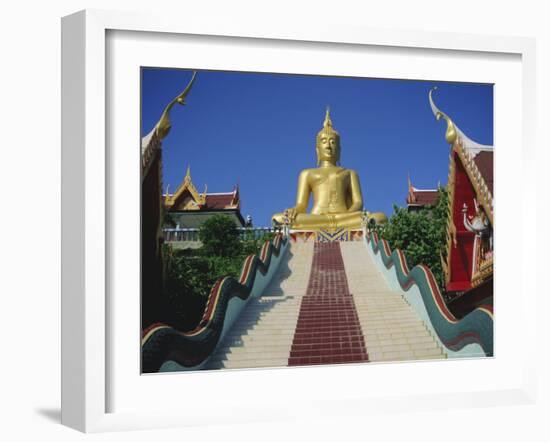 Golden Buddha Temple, Koh Samui, Thailand, Asia-Dominic Webster-Framed Photographic Print