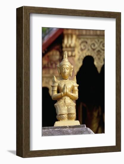 Golden Buddhist Statue-Paul Souders-Framed Photographic Print