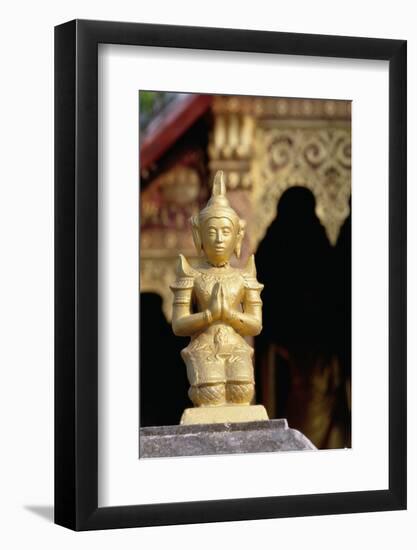 Golden Buddhist Statue-Paul Souders-Framed Photographic Print