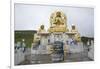 Golden Buddhist statues above Amarbayasgalant Monastery, Mount Buren-Khaan, Baruunburen district, S-Francesco Vaninetti-Framed Photographic Print