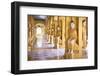 Golden Buddhist Temple at Amarapura, Mandalay, Mandalay Region, Myanmar (Burma), Asia-Matthew Williams-Ellis-Framed Photographic Print