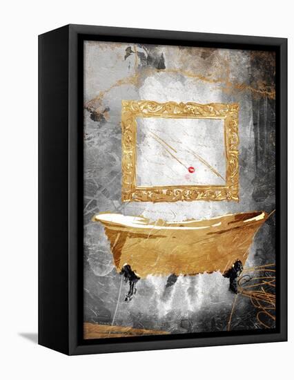 Golden Calmness-OnRei-Framed Stretched Canvas