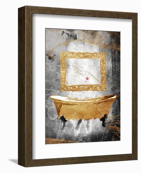 Golden Calmness-OnRei-Framed Art Print