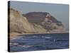 Golden Cap, Jurassic Coast, UNESCO World Heritage Site, Dorset, England, United Kingdom, Europe-Jeremy Lightfoot-Stretched Canvas