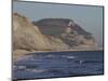 Golden Cap, Jurassic Coast, UNESCO World Heritage Site, Dorset, England, United Kingdom, Europe-Jeremy Lightfoot-Mounted Photographic Print