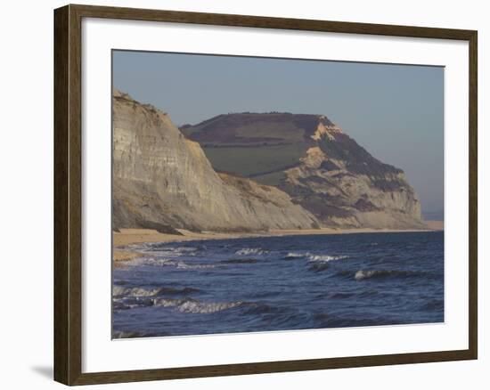 Golden Cap, Jurassic Coast, UNESCO World Heritage Site, Dorset, England, United Kingdom, Europe-Jeremy Lightfoot-Framed Photographic Print