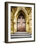 Golden Cathedral Door II-Bill Carson Photography-Framed Art Print