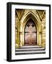 Golden Cathedral Door II-Bill Carson Photography-Framed Art Print