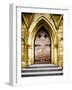 Golden Cathedral Door II-Bill Carson Photography-Framed Art Print