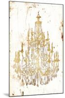 Golden Chandeliers-OnRei-Mounted Art Print