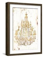 Golden Chandeliers-OnRei-Framed Art Print