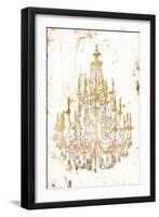 Golden Chandeliers-OnRei-Framed Art Print