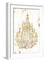 Golden Chandeliers-OnRei-Framed Art Print