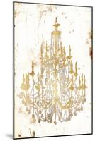 Golden Chandeliers-OnRei-Mounted Art Print