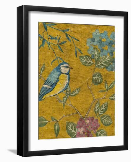 Golden Chinoiserie II-Chariklia Zarris-Framed Art Print