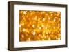 Golden Christmas Bokeh Background-nikkytok-Framed Photographic Print