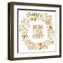 Golden Christmas II-Grace Popp-Framed Art Print