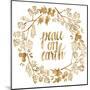 Golden Christmas II-Grace Popp-Mounted Art Print