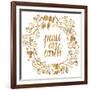 Golden Christmas II-Grace Popp-Framed Art Print