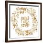 Golden Christmas II-Grace Popp-Framed Premium Giclee Print