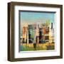 Golden City 1-Asha Menghrajani-Framed Giclee Print